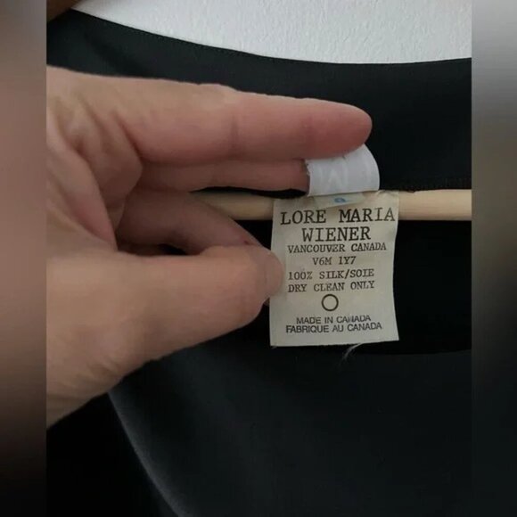 Vintage Lore Maria Wiener 1970 100% silk vintage designer blouse - Picture 6 of 7